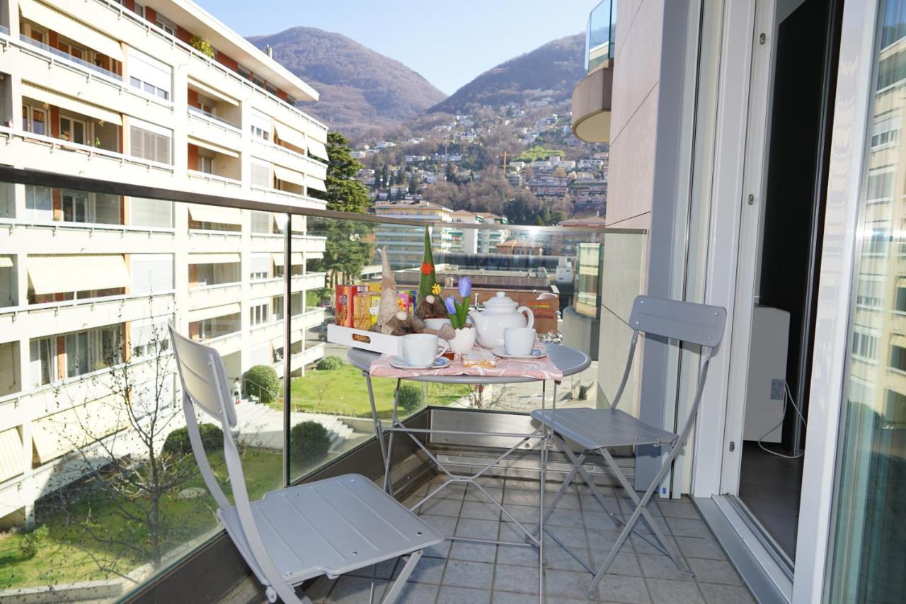 Appartamento Centrale Con Wifi E Posteggio Privato Gratis! Лугано Экстерьер фото